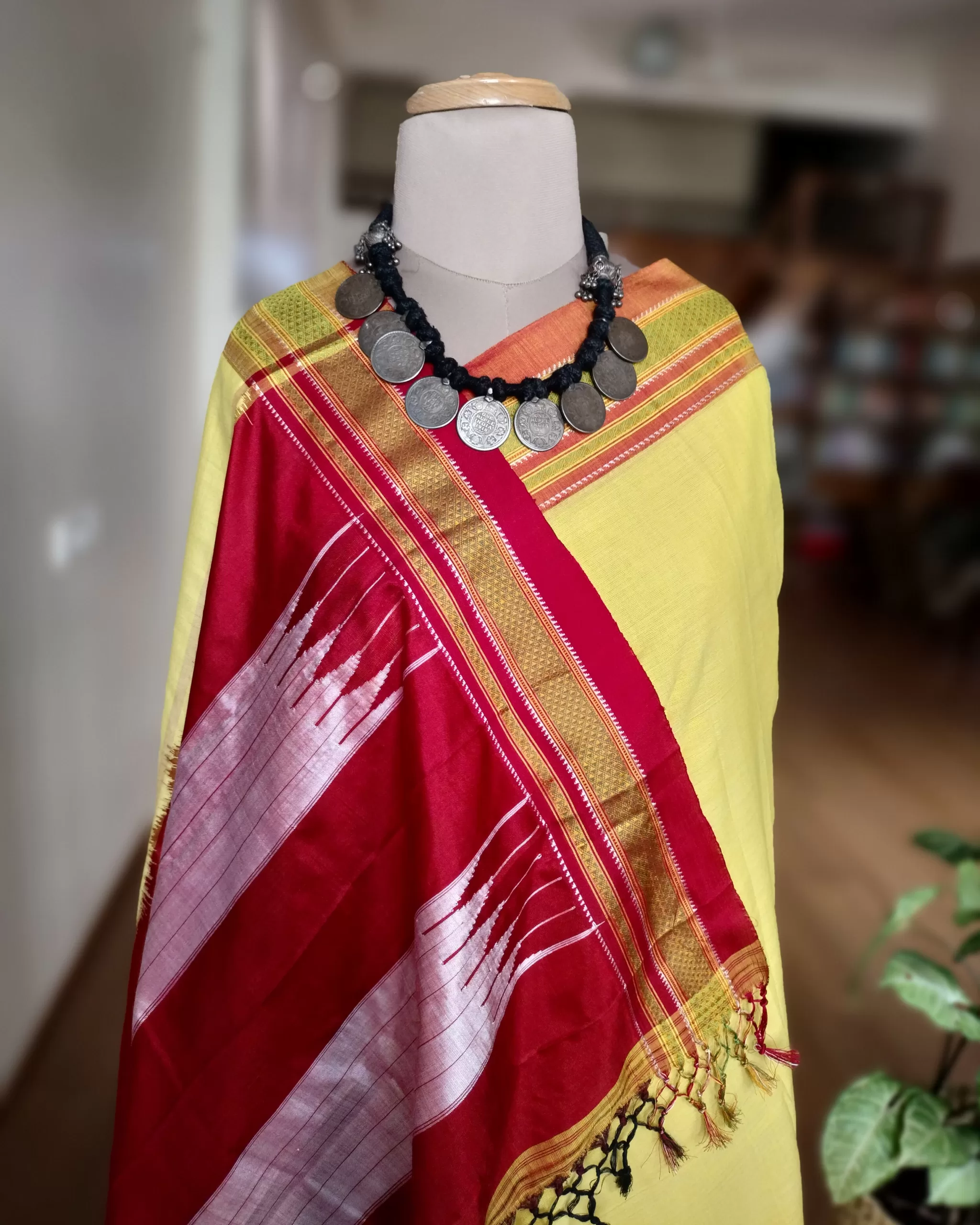 Karnataka Handlooms traditional wear Pure Mercerized Cotton Sarees, 6 m  (with blouse piece), Hand Made at Rs 900 in Hyderabad