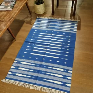 Cotton Dhurrie from Warangal (5 x 3 ft)