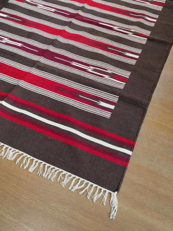 Cotton Dhurrie from Warangal (6 x 4 ft) - Image 2