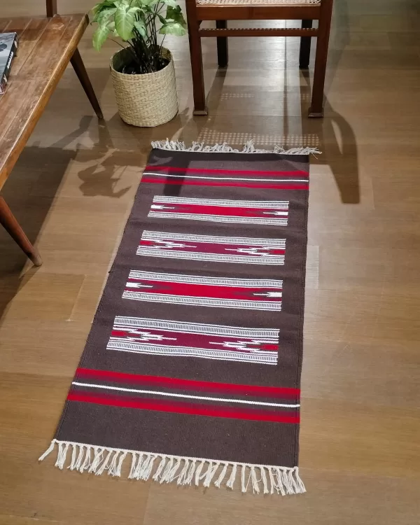Cotton Dhurrie from Warangal (4 x 2 ft)