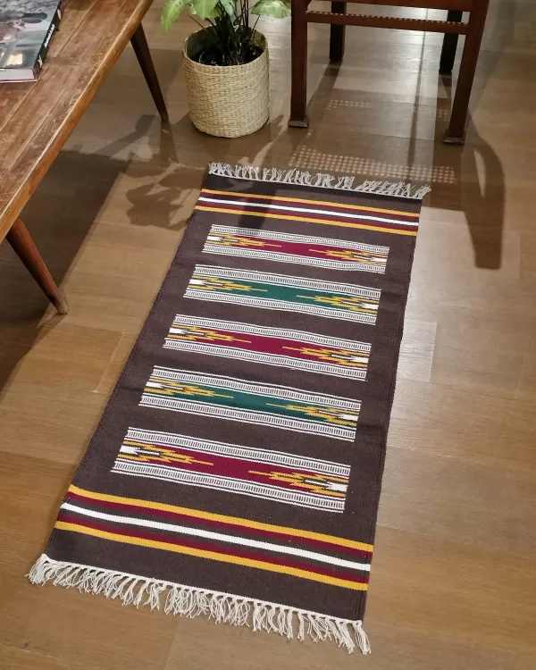 Cotton Dhurrie from Warangal (4 x 2 ft)