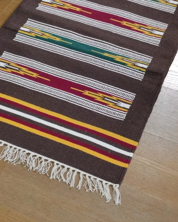 Cotton Dhurrie from Warangal (4 x 2 ft) - Image 2