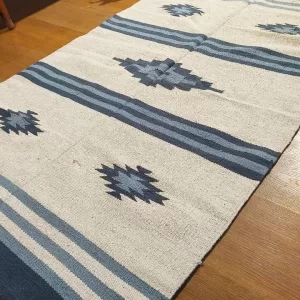 Panja Dhurrie from Haryana (5 x 3 ft)