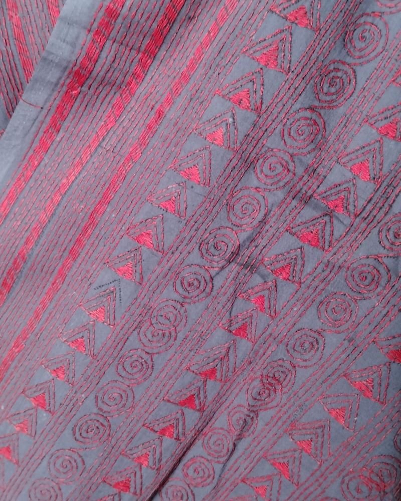 Pure Cotton Kantha Dupatta - Image 5