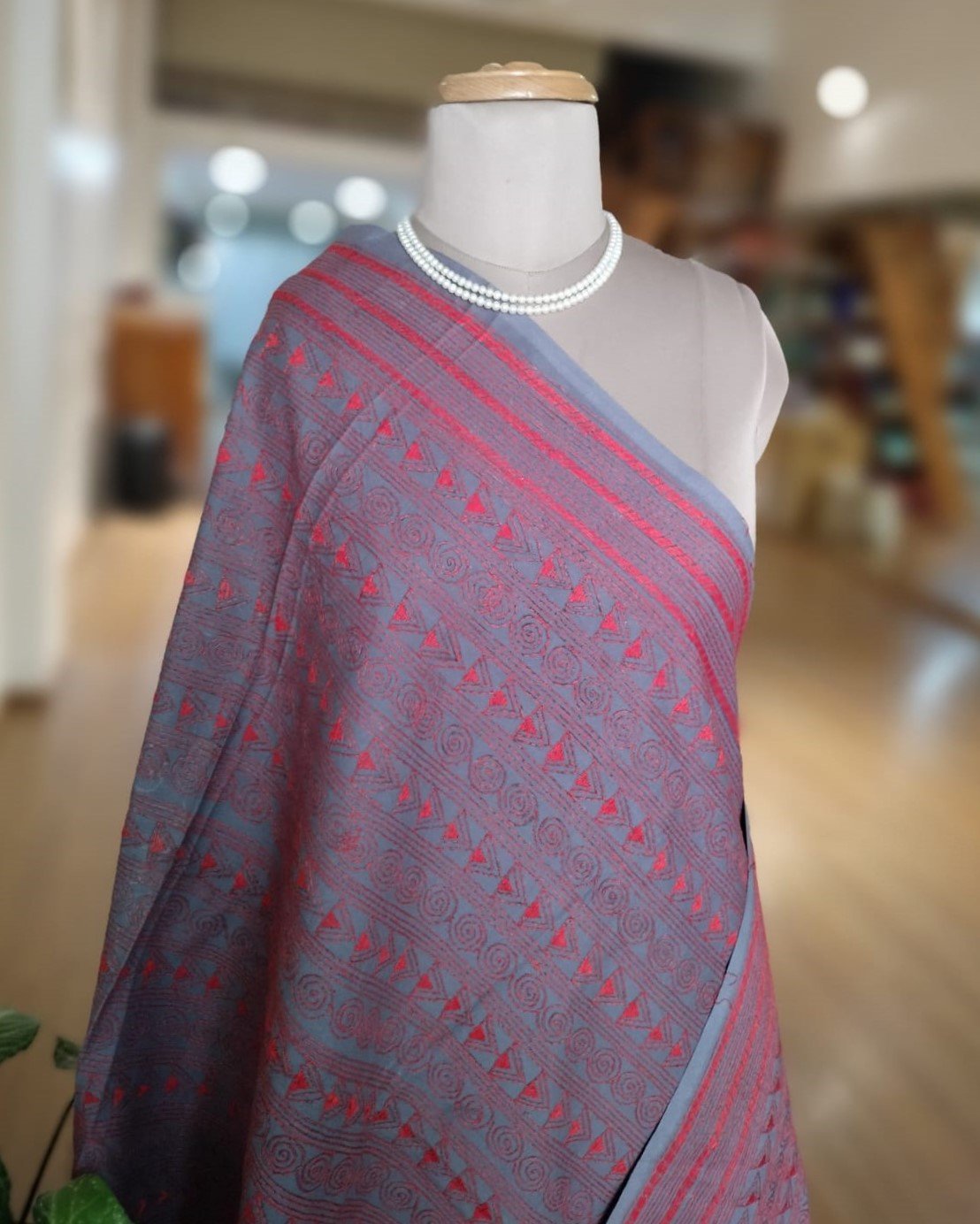 Pure Cotton Kantha Dupatta - Image 4