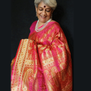 Dohri Jamavar Zari Tanchoi Pink