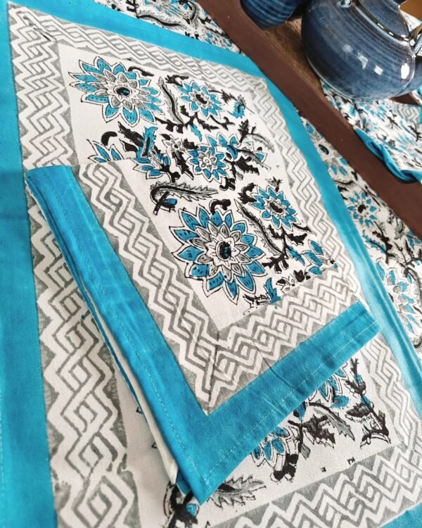 Blue Dining Table Set