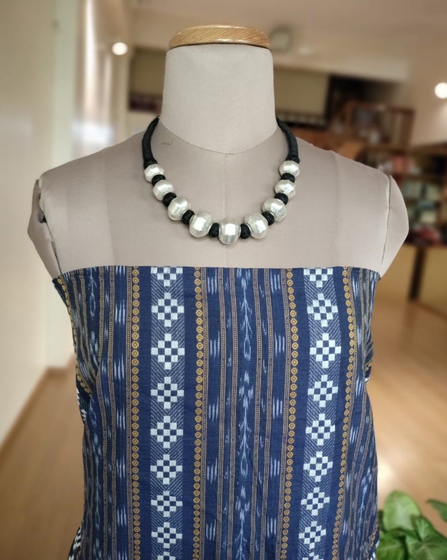 Patua Silver Choker - Black - Image 2