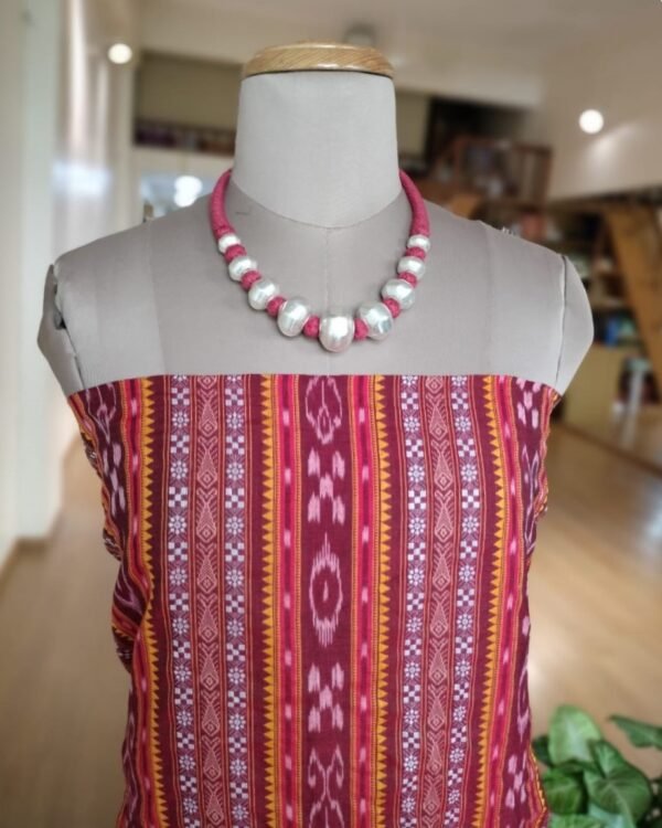 Patua Silver Choker - Pink - Image 2