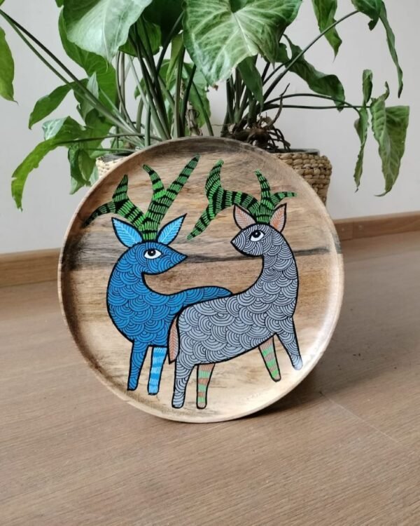 Gond Wooden Wall Plate - (GOND0004)