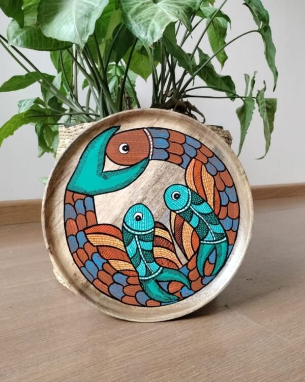 Gond Wooden Wall Plate - (GOND0006)