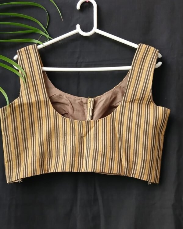 Ajrakh Ready-made Sleeveless Blouse - (ASRB0009) - Image 3