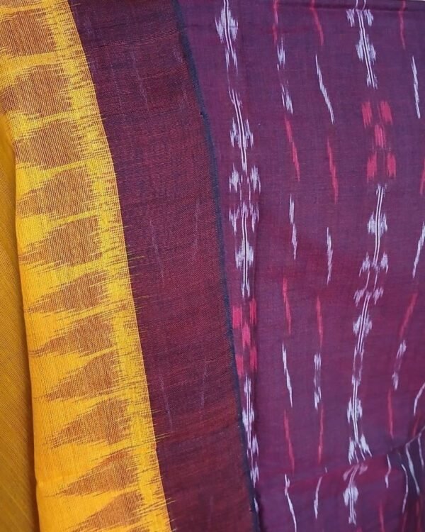 Cotton Salwar Set (3-piece) in Odisha Ikat - (IOCS0013) - Image 2