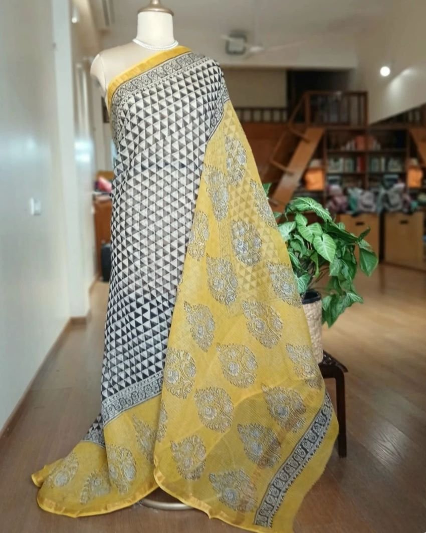 Kota Doria Cotton Saree – (KDCS0003) - Image 4