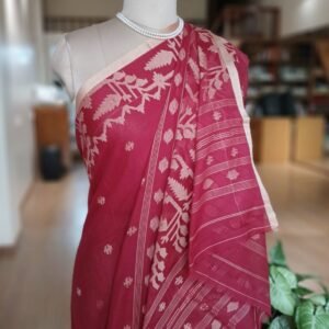 Handweave Jamdani Cotton Saree - (JCHS0016)