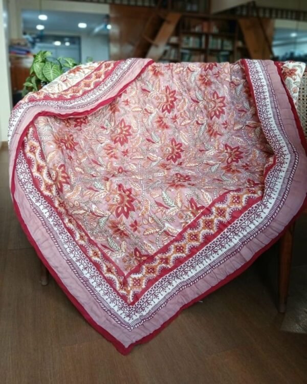 Handblock Print Reversible Double Razai – (HPRR0007)