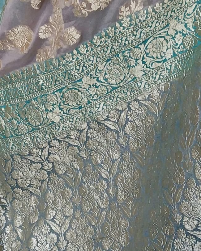Banarasi Georgette Silk Saree - (GBSS0001) - Image 6