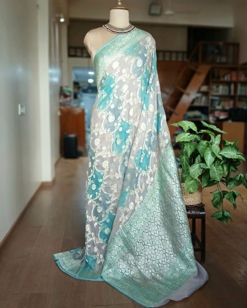 Banarasi Georgette Silk Saree - (GBSS0001)