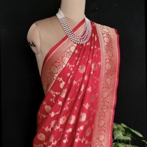 Banarasi Jungla Katan Silk Saree -  (BJKS0003)