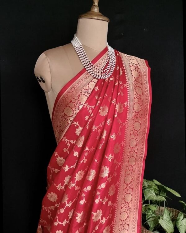 Banarasi Jungla Katan Silk Saree -  (BJKS0003)