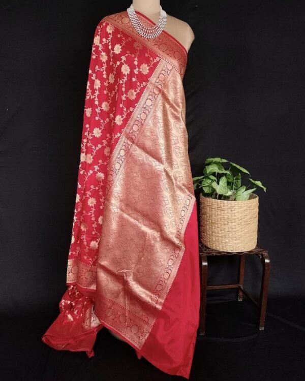 Banarasi Jungla Katan Silk Saree -  (BJKS0003) - Image 7