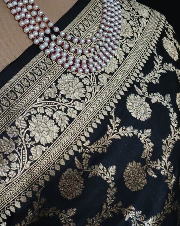 Banarasi Jungla Katan Silk Saree -  (BJKS0001) - Image 5