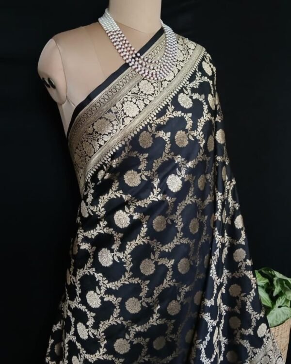 Banarasi Jungla Katan Silk Saree -  (BJKS0001) - Image 4