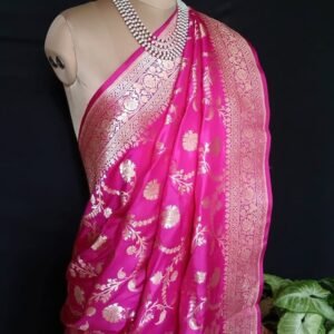 Banarasi Jungla Katan Silk Saree – (BJKS0006)