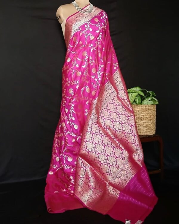 Banarasi Jungla Katan Silk Saree – (BJKS0006) - Image 2