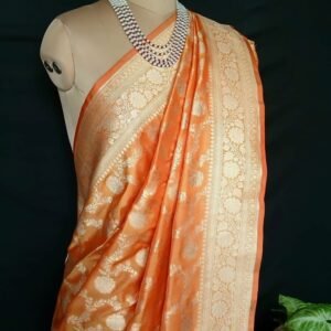 Banarasi Jungla Katan Silk Saree – (BJKS0004)
