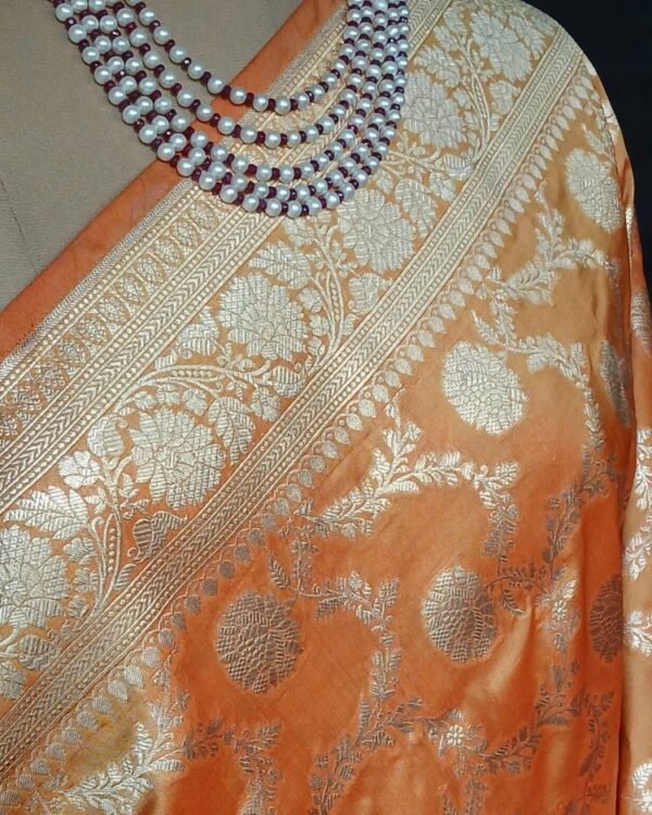 Banarasi Jungla Katan Silk Saree – (BJKS0004) - Image 4