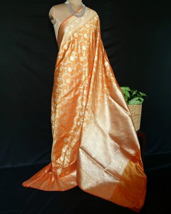 Banarasi Jungla Katan Silk Saree – (BJKS0004) - Image 2