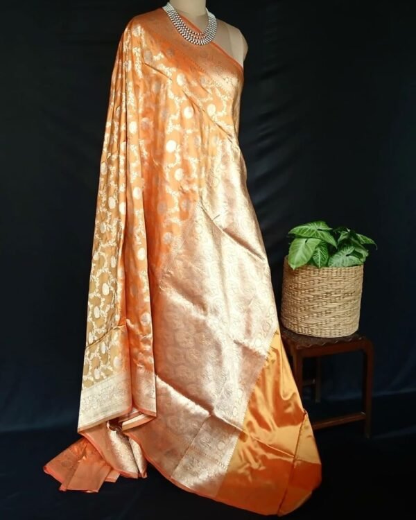 Banarasi Jungla Katan Silk Saree – (BJKS0004) - Image 6