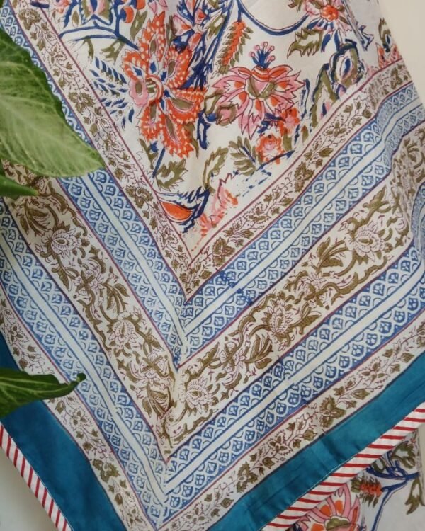 Reversible Soft Single Dohar in Mul Cotton - (MCSD1005) - Image 4