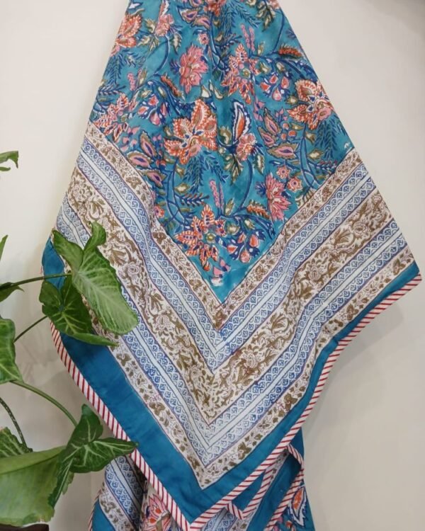 Reversible Soft Single Dohar in Mul Cotton - (MCSD1005)