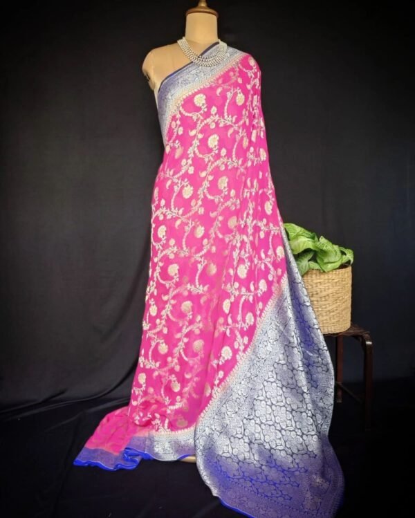 Banarasi Georgette Silk Saree – (GBSS0002) - Image 2
