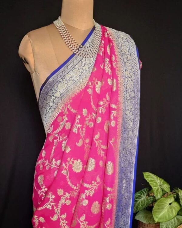 Banarasi Georgette Silk Saree – (GBSS0002)