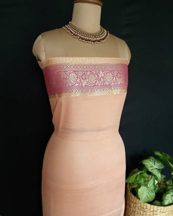 Banarasi Georgette Silk Saree - (GBSS0004) - Image 10