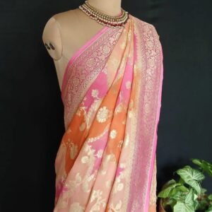 Banarasi Georgette Silk Saree - (GBSS0004)