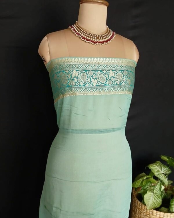 Banarasi Georgette Silk Saree – (GBSS0003) - Image 10