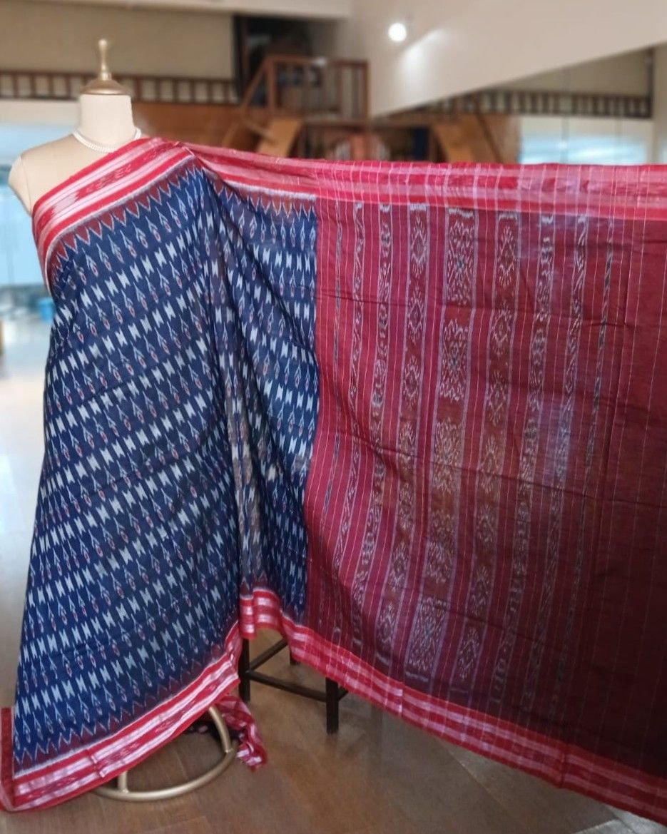 Nuapatna Single Ikat Saree (NSIS0004) - Image 4