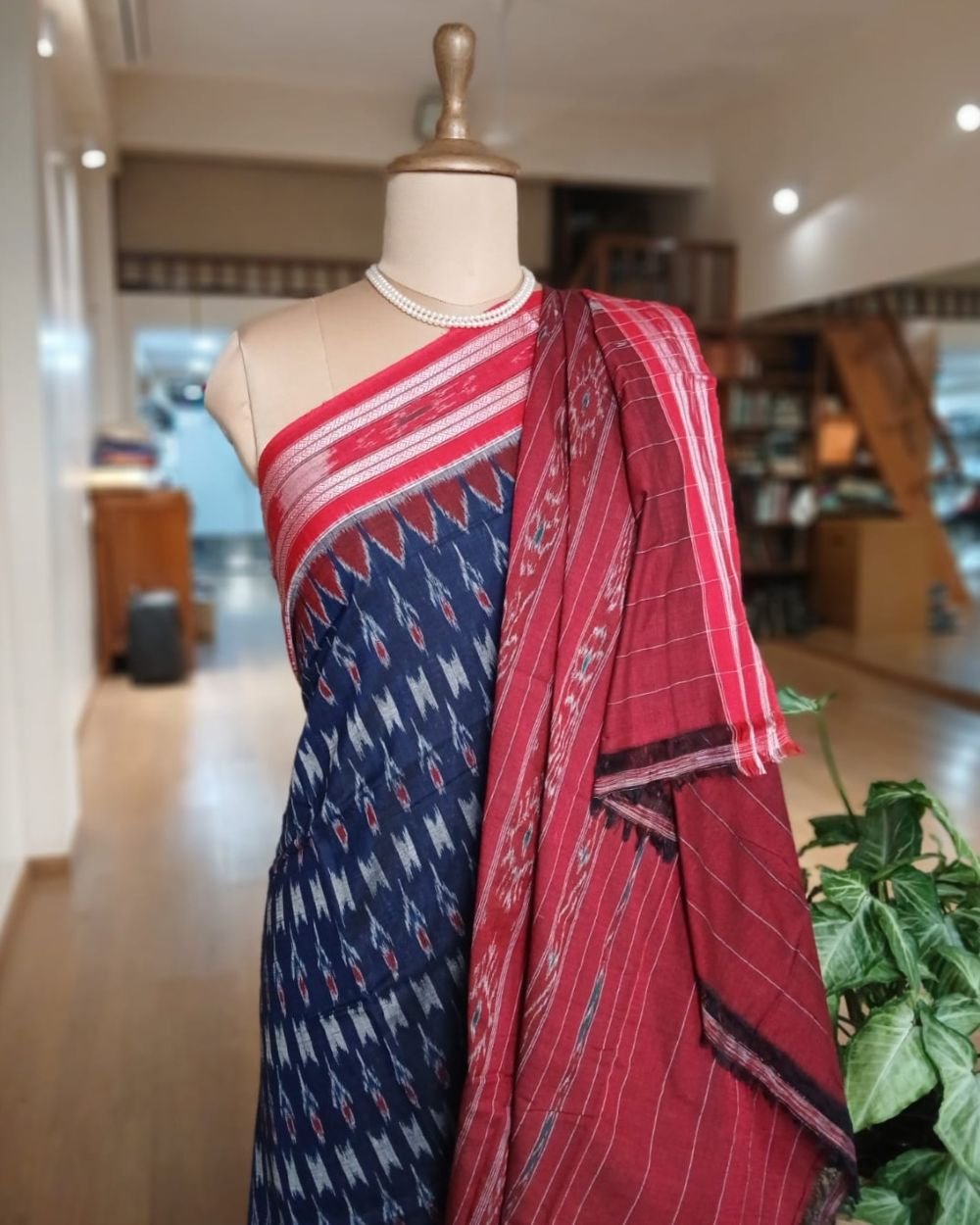 Nuapatna Single Ikat Saree (NSIS0004) - Image 6
