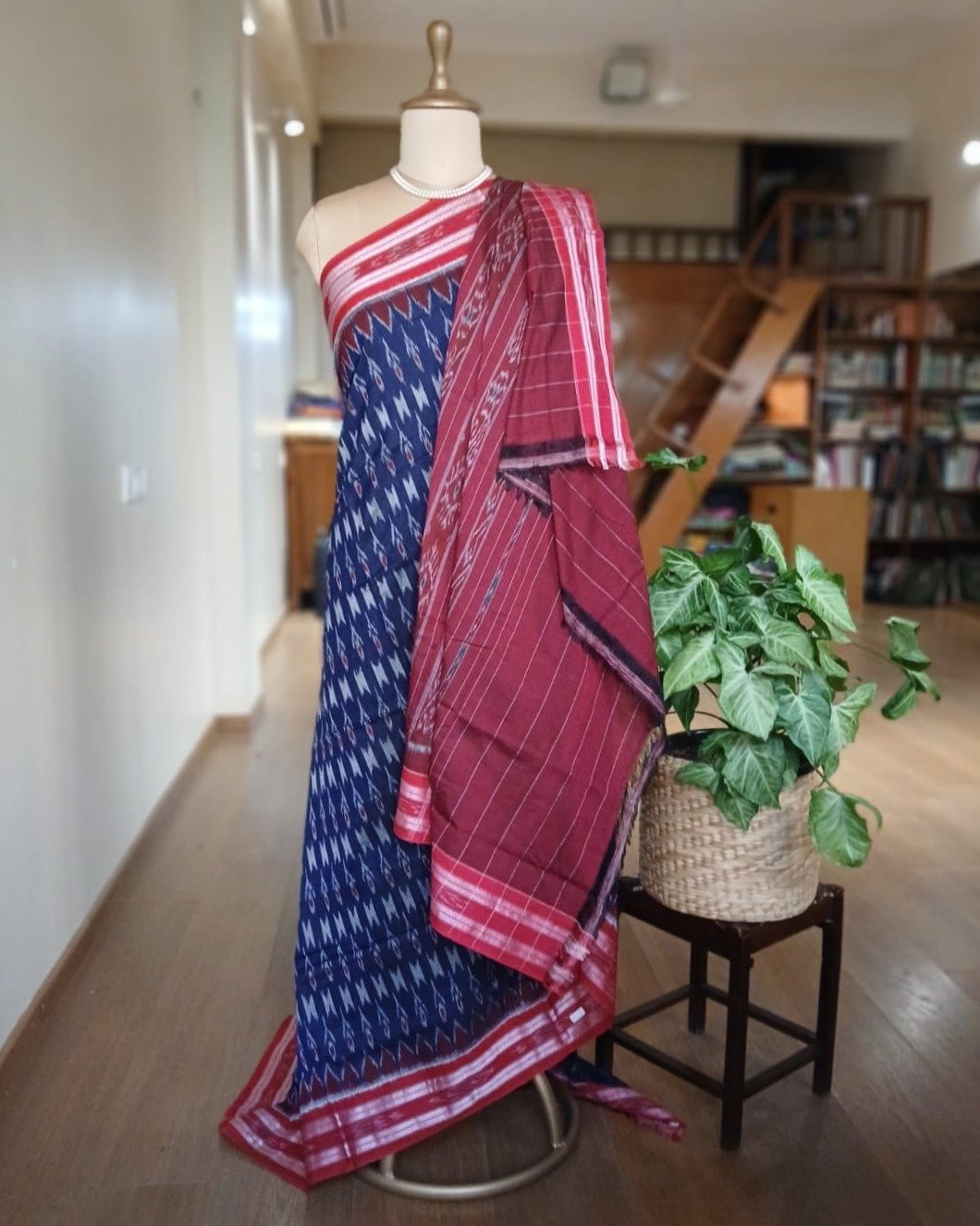 Nuapatna Single Ikat Saree (NSIS0004) - Image 5