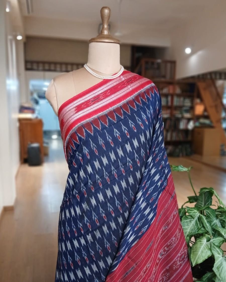 Nuapatna Single Ikat Saree (NSIS0004) - Image 2