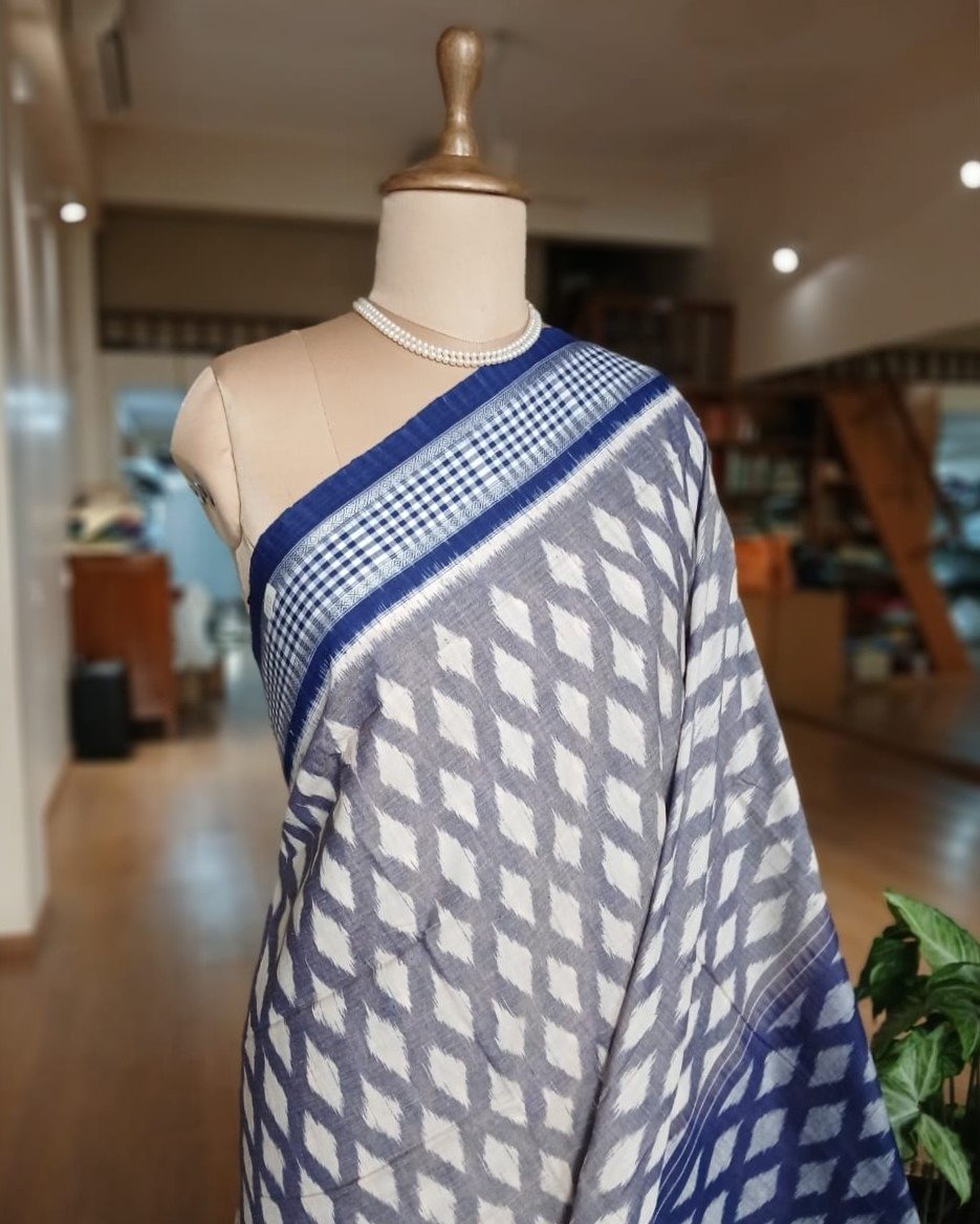 Nuapatna Single Ikat Saree (NSIS0007) - Image 2