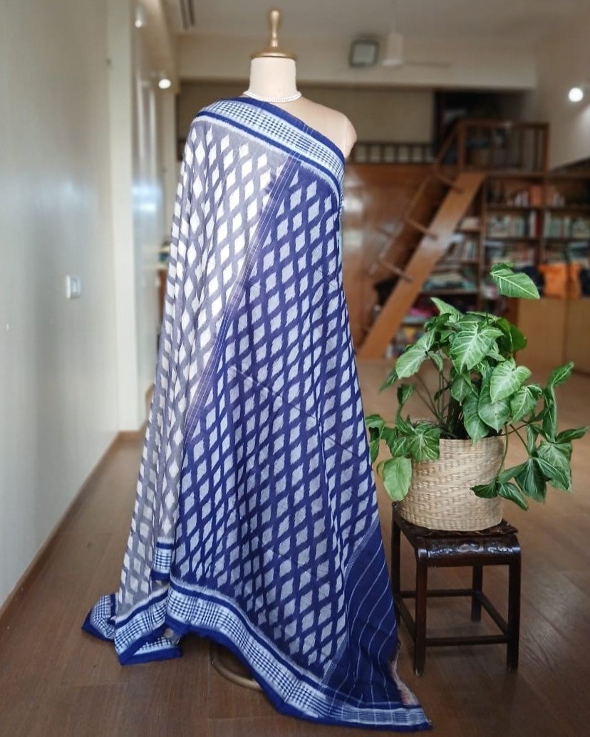 Nuapatna Single Ikat Saree (NSIS0007) - Image 7