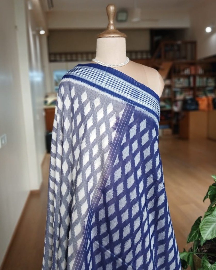 Nuapatna Single Ikat Saree (NSIS0007) - Image 8