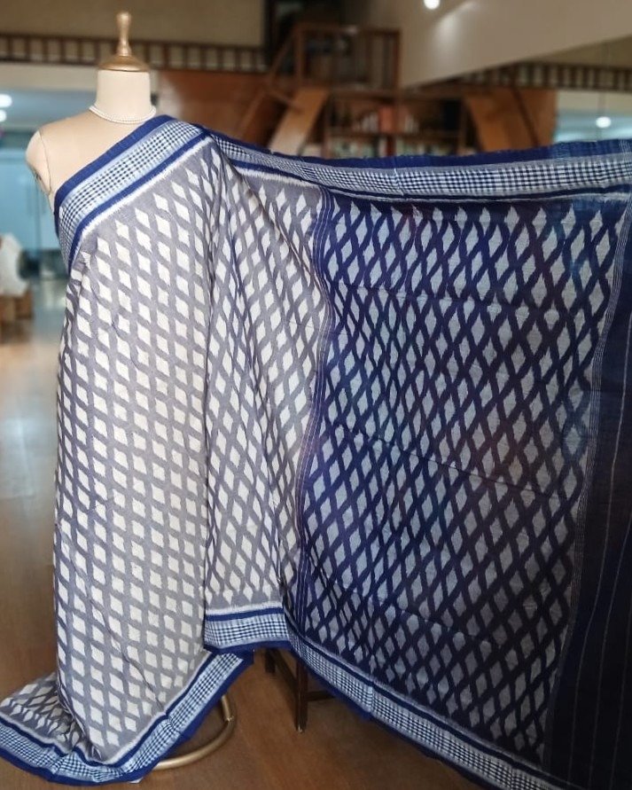 Nuapatna Single Ikat Saree (NSIS0007) - Image 4