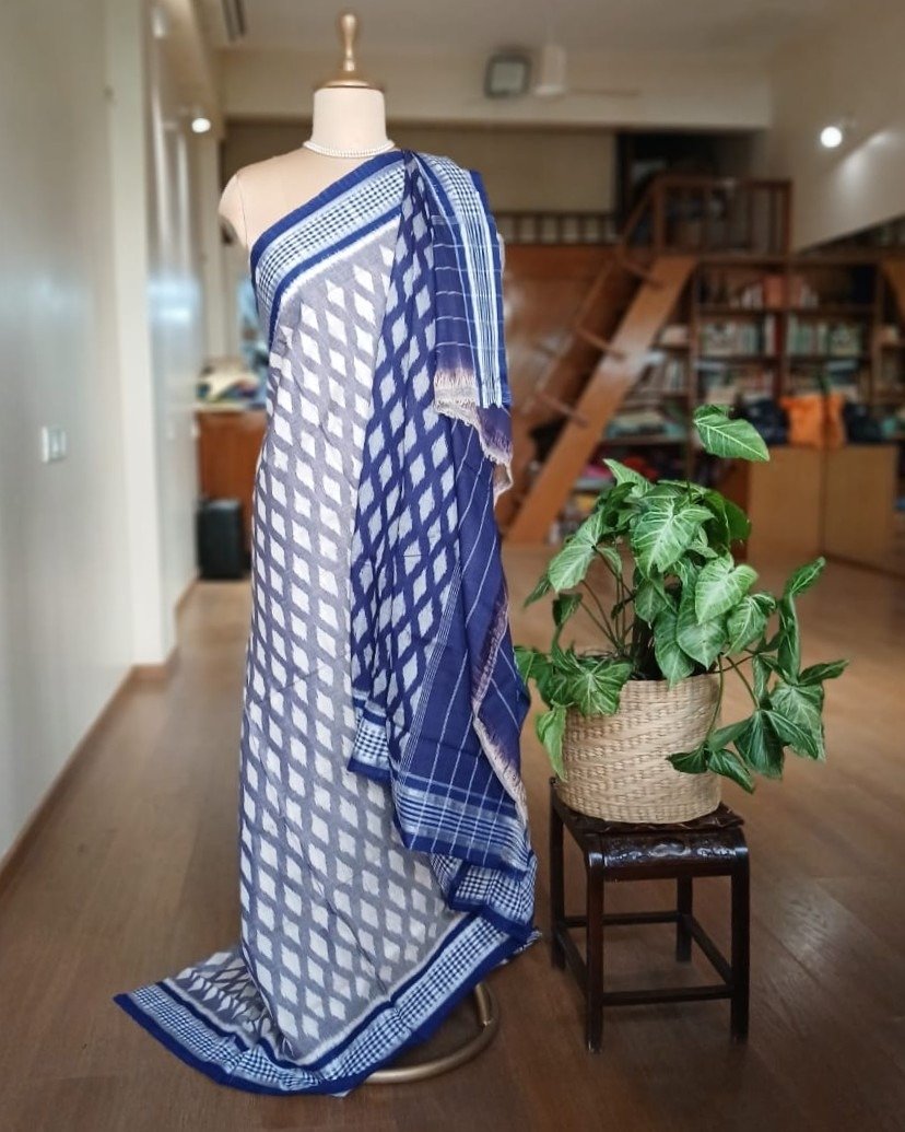Nuapatna Single Ikat Saree (NSIS0007) - Image 5