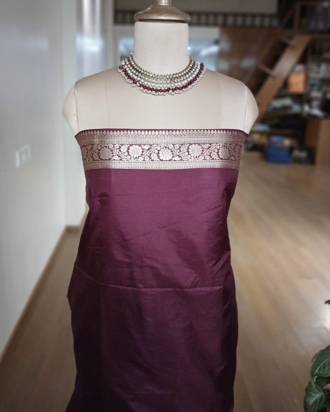 Banarasi Jungla Katan Silk Saree – (BJKS0005) - Image 7